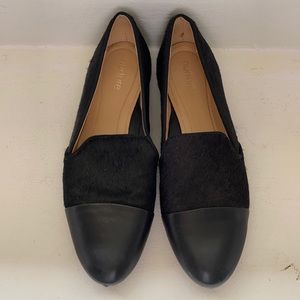 Black loafers